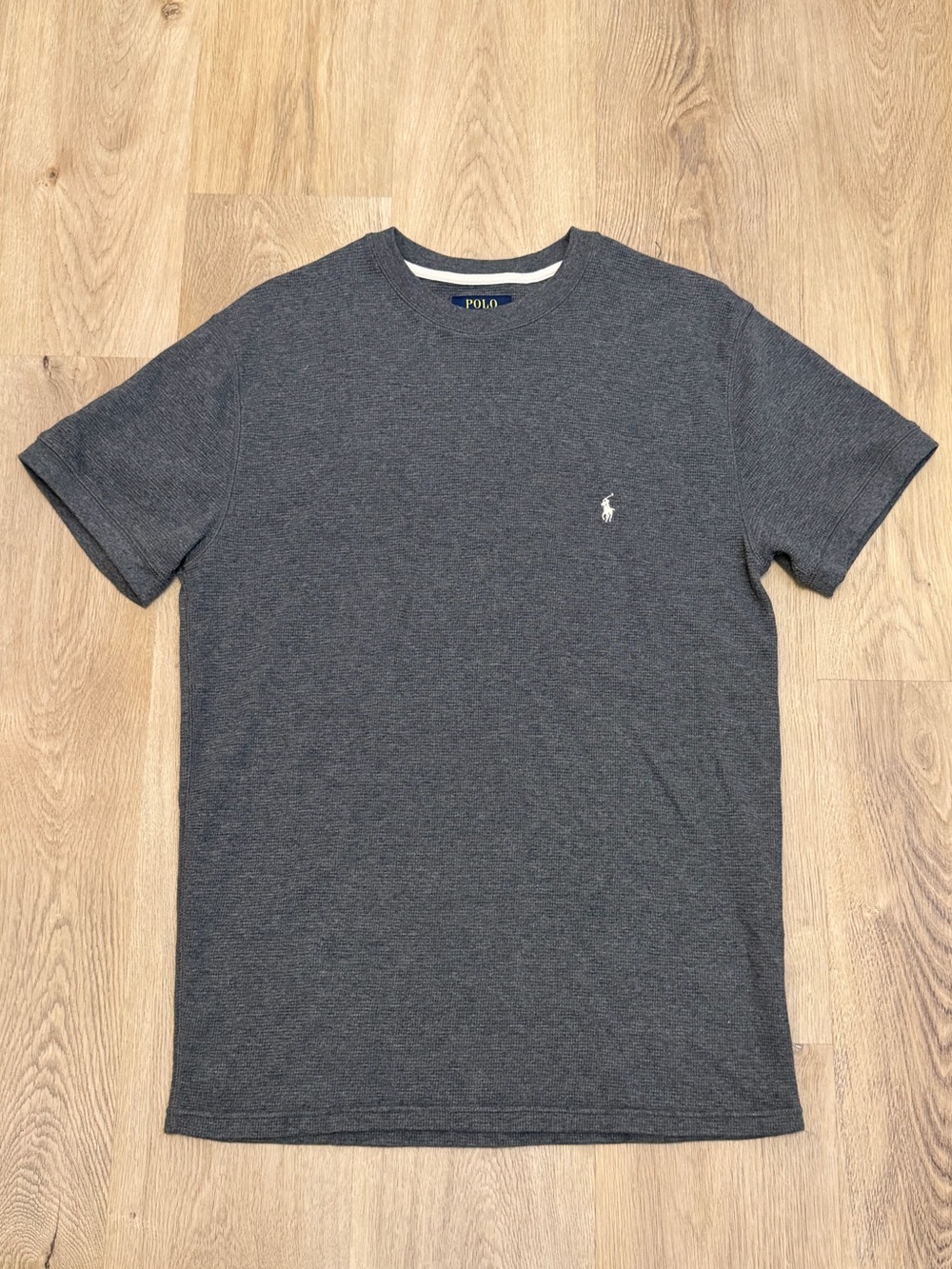Polo Ralph Lauren Grey Waffle Knit Tee